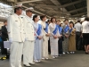 1日駅長に大沢知事